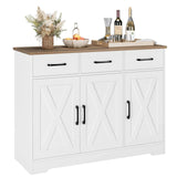 Modern Farmhouse Sideboard Buffet Cabinet image 3