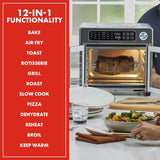 Emeril Lagasse 26 QT Extra Large Air Fryer, Convection Toaster Oven with French Doors, Stainless Steel image 3