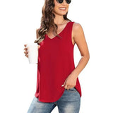 Women's Summer Sleeveless Chiffon Casual Tops image 3