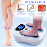 Professional Edition Foot Neuromuscular Stimulator, an electric stimulation/percutaneous nerve electrical stimulation foot massager used to relieve pain caused by nerve disorders and promote blood circulation in the legs. TENS Muscle Stimulator - A s image 2