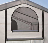 0 feet x 10 feet "GrowIT" Green House - Built-in Simple Greenhouse. It features a sleek design, a high ceiling design, an outdoor planting room with easy access, and is equipped with a transparent waterproof cover. image 2