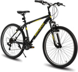 26/27.5 Inch Mountain Bike, Mens Womens MTB with 21 Speeds, High-Tensile Steel Frame, V Brake, Hardtail Bicycle for Adults image 4
