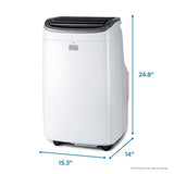 BLACK DECKER 8,000 BTU Portable Air Conditioner up to 350 Sq.ft with Remote Control image 2