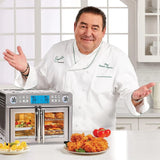 Emeril Lagasse Dual Zone 360 Air Fryer Oven Combo with French Door, 25 QT Extra Large, Cook Two Foods in Different Ways, Up to 60% Faster from Frozen to Finish image 2