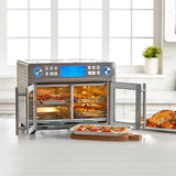 Emeril Lagasse Dual Zone 360 Air Fryer Oven Combo with French Door, 25 QT Extra Large, Cook Two Foods in Different Ways, Up to 60% Faster from Frozen to Finish image 3