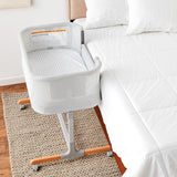 Baby Bassinet, Cozy Up 2-in-1 Bedside Sleeper & Bassinet, Grey image 4