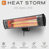 Heat Storm Tradesman 1500-Watt Electric Outdoor Infrared Quartz Portable Space Heater with Wall/Ceiling Mount image 3