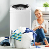 Portable Washing Machine, Full Automatic Washer and Dryer Combo, with Built-in Pump Drain 8 LBS Capacity Compact Laundry Washer Spin Dryer for Apartment RV Dorm image 2