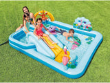 Inflatable Jungle Adventure Play Center – 96′′ x 78′′ x 28′′ – Kiddie Pool for Ages 2 and Up image 2