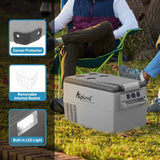 Portable Refrigerator 12 Volt Car Freezer 42 Quart Mini Fridge Freezer (-4°C~68°C) for Truck, RV, Vehicle, Travel, Outdoor -12/24V DC image 4