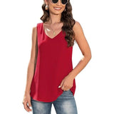 Women's Summer Sleeveless Chiffon Casual Tops image 2