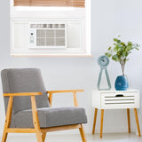 A 5000 calorie heating/cooling window air conditioner and dehumidifier, suitable for apartments, living rooms, bathrooms and small rooms with an area of no more than 150 square feet. The quiet window air conditioner is equipped with a remote control. image 2