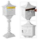 Cast Aluminum Mailbox with Post image 2