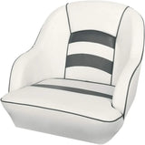 Bucket Pontoon Boat Seat (White/Blue) image 3