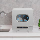 1200W mini Portable Countertop Dishwasher 360 Rotating Deep Cleaning Dishwasher image 5