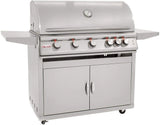 Blaze Freestanding Grill with Lights (BLZ-5LTE2-LP-BLZ-5-CART), 40-inch, Propane Gas