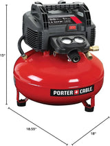 Air Compressor, 6-Gallon, Pancake, Oil-Free (C2002-ECOM) image 3