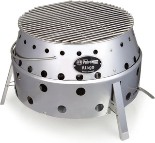 Portable camping grill - Stainless steel material - Charcoal mode - Outdoor type - Portable