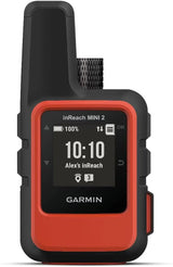 Compact and portable satellite communication device, suitable for hiking use, in orange color image 2