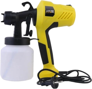 Electric Spray Gun Household Paint Coatings Latex Paint Spray Painting Machine Small Spraying Machine Spray Kettle and Spray Gun(Caliber 2.5mm Yellow)
