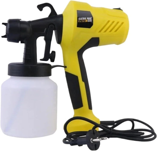 Electric Spray Gun Household Paint Coatings Latex Paint Spray Painting Machine Small Spraying Machine Spray Kettle and Spray Gun(Caliber 2.5mm Yellow)