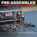 Rack - MAX Mounting Bracket Tray - Suitable for SUVs, trucks, and vans - 4 bicycle mounting brackets for seats - Foldable, with locking arms, 2-inch receiver - 1 bracket image 3