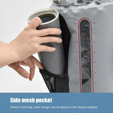 Outdoor sports water bag, portable solar shower set, with pressure foot pump, foldable travel water storage device, suitable for camping, beaches, travel and activities. image 3