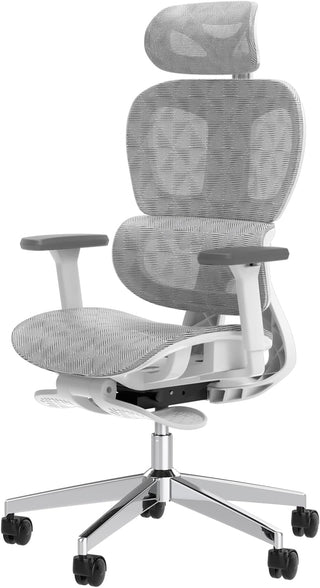 Ergonomic Mesh Office Chair with 3D Adjustable Armrest,Plastic Frame High Back Desk Computer Chair Ergo3d Ergonomic Office Chair with Wheels for Home & Office Black