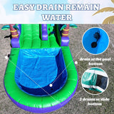 21FT(L) Commercial Grade Water Slide for Adults, (Heavy Duty Full PVC) (Big Splash Water Pool), 750w Blower, Inflatable Waterslide for Backyard, Outdoor Park, 21x9x12ft image 3