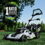 EGO Power 21-Inch 56V Self-Propelled Cordless Lawn Mower with 2x 4.0Ah Batteries & Rapid Charger, Black image 2
