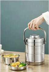 Insulated Lunch Box Stainless Steel Insulated Lunch Box Large Capacity Bento Box Insulated image 2
