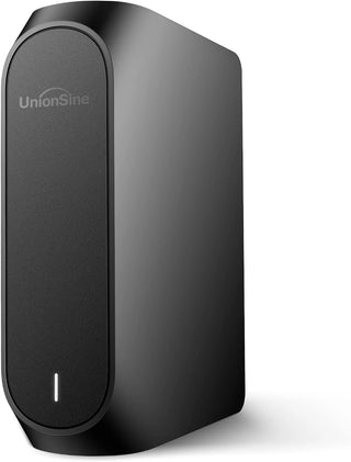 3.5-inch external hard drive, supporting USB 3.2 Gen2 Type-C interface, suitable for PCs, Macs, desktops, laptops, and televisions (black)