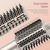Powerful hair dryer and multi-functional styling tool, featuring automatic hair curler, paddle brush, oval brush, concentrator accessory and stones. image 4