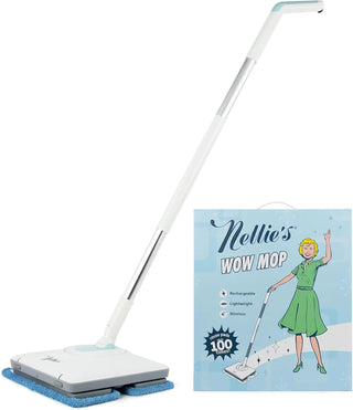 With adjustable handle and built-in water tank - built-in LED lights for thorough cleaning - wireless, battery-powered and easy to use - suitable for all floor types, environmentally friendly and sustainable