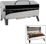 160 model gas grill - 13000 watt power, equipped with regulator, thermometer and igniter