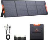 200 Watt Portable Solar Panel for Power Station,RV Essentials,200W 20V Foldable Solar Charger with Solar Cable,23.5% High Efficiency IP67 Waterproof 4 Kickstands for Camping RV Road Trip image 4