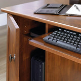 Multifunctional office computer desk, length: 59.45 inches x width: 23.47 inches x height: 29.02 inches, finished with polished maple wood material image 3