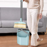 Long Handle Broom and Dustpan Set, Home, Kitchen, Room, Office, Upright Dust Pan Combo for The Lobby Floor image 2