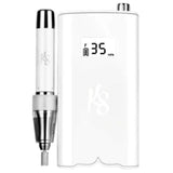 Electric drill | Portable, rechargeable and wireless | White image 4