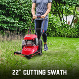 Gas Walk Behind String Trimmer 22-Inch with High Wheels (DB6222) image 4