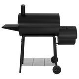 Gourmet 30" BBQ Charcoal Grill and Offset Smoker image 4