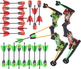 2. Master Controller Bow, 20 Zynix Whistle Arrows, 2 Parachute Replacement Parts, 2 Shoulder Straps and 4 Arrow Bags - Long-distance Outdoor Equipment