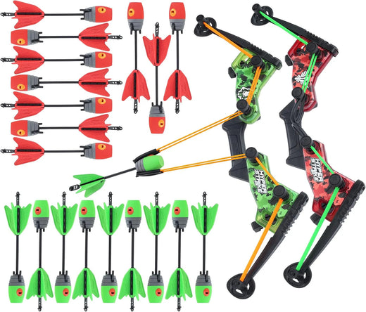 2. Master Controller Bow, 20 Zynix Whistle Arrows, 2 Parachute Replacement Parts, 2 Shoulder Straps and 4 Arrow Bags - Long-distance Outdoor Equipment