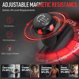 Exercise bike - An indoor cycling bike with readable magnetic resistance and belt drive function image 3
