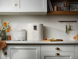 Food Recycling Unit | Indoor Composting Box Alternative | Electric Desktop Food Grinder, equipped with odorless 5-liter indoor food waste bin, facilitating garbage management | Gray image 4