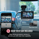 Intelligent driving recorder kit with rear camera Kober 2.5A micro USB hard wire kit image 2
