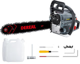 20 Inch 62CC Gas Powered Chainsaw 3.4HP 2 Stroke Engine Gas Power Chain Saw for Cutting Wood Outdoor Garden Farm Home