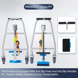 Furniture and crates handling vehicles, mechanical equipment moving carts (with a 1210-pound carrying capacity), used for safe handling of cabinets, furniture and crates image 4
