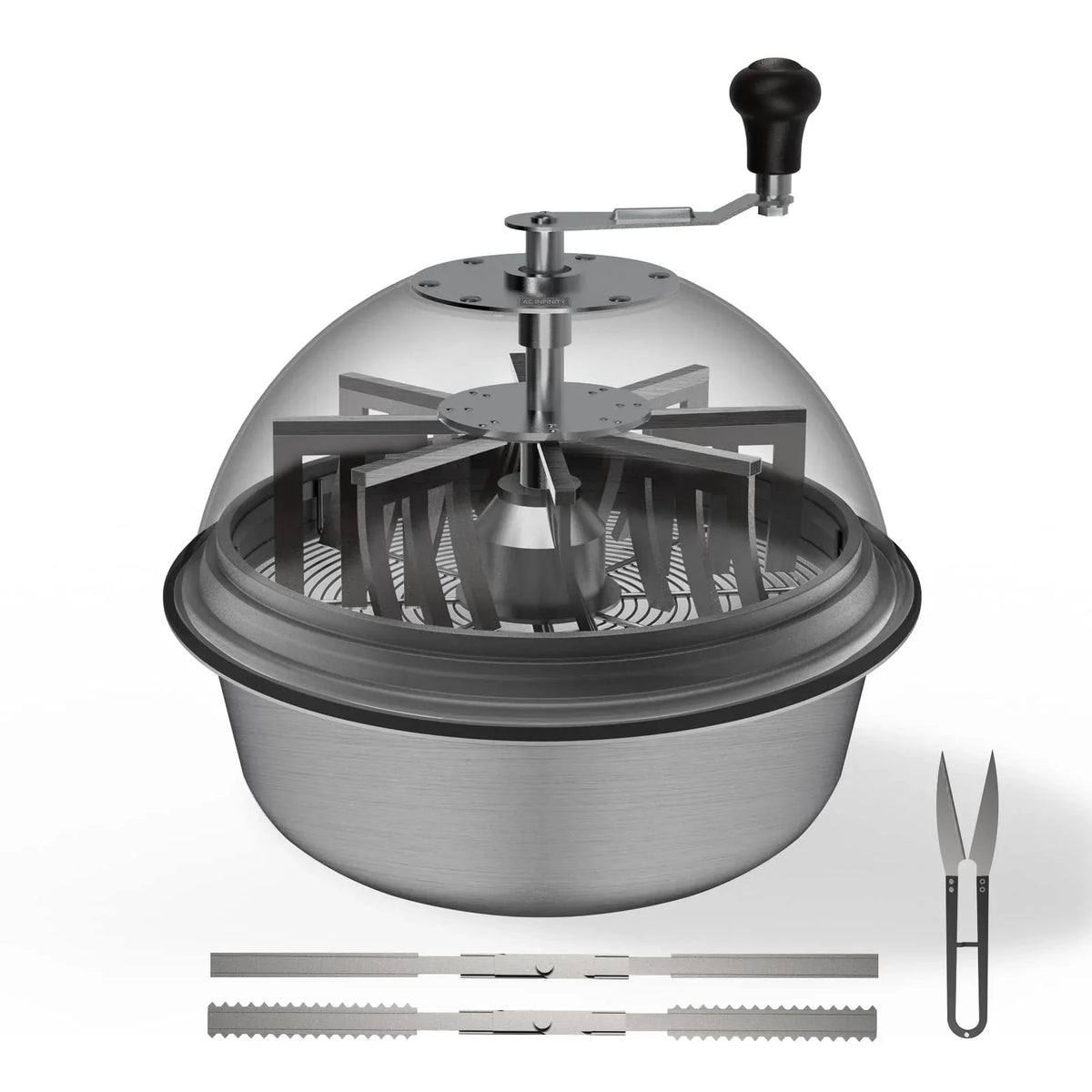 16" Bud Leaf Bowl Trimmer with Stainless Steel Blades