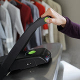 Digital steam press, featuring multiple fabric setting functions and steam impact function, made of stainless steel / black. image 4